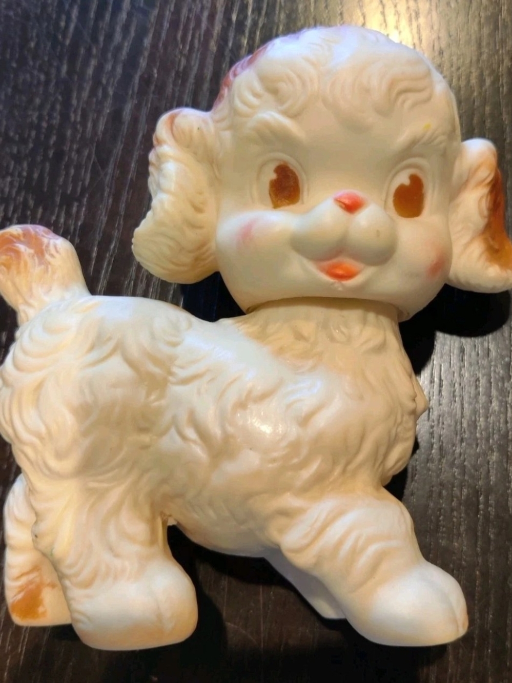 Vintage Sun Rubber Company Puppy Dog Squeak Toy